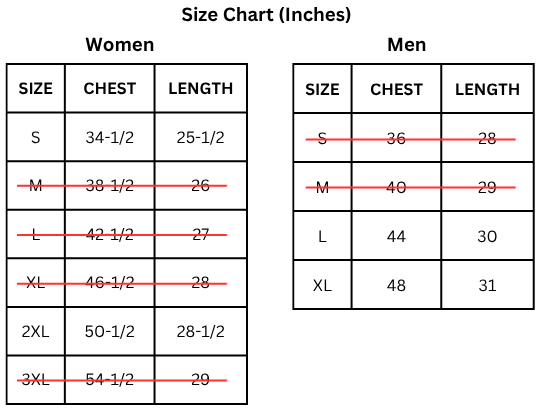 OSOT T-Shirt Size Chart - June 20, 2025.png